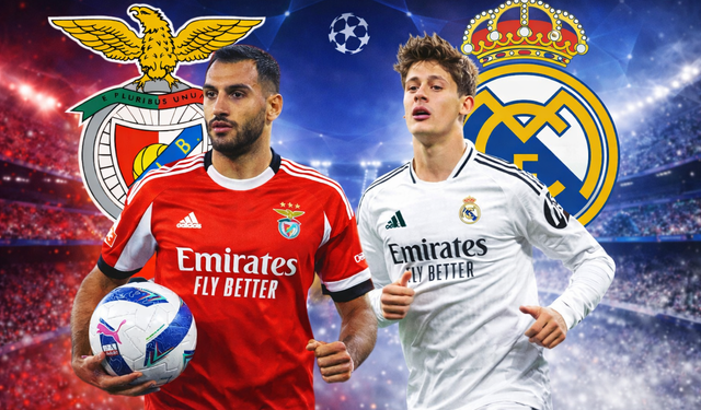 Benfica - Real Madrid Maçının İlk 11'leri Belli Oldu! Arda Güler Sahnede!
