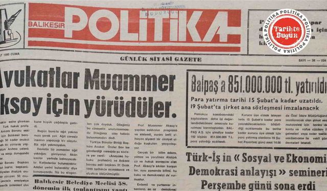 9 Şubat 1990 Cuma: Avukatlar Muammer Aksoy için yürüdüler