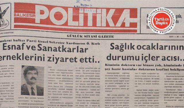 10 Şubat 1990 Cumartesi: Sağlık ocaklarının durumu içler acısı