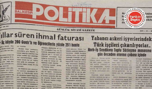 13 Şubat 1990 Salı: Yıllar süren ihmalin faturası