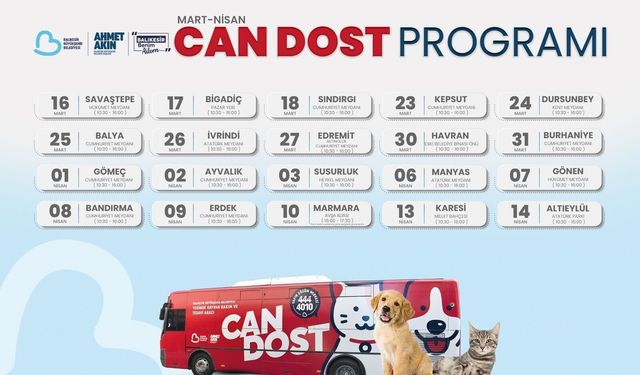 Sokaktaki Canlara Yerinde Tedavi: Can Dost İlçe İlçe Geziyor