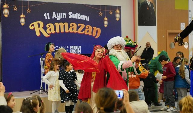 Ayvalık’ta Ramazan Şenliği: Küçükköy’de Çocuklar Kahkaha ve Gösterilerle Buluştu