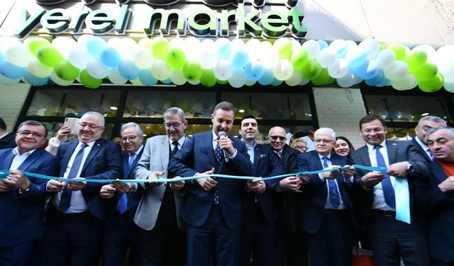 Büyükşehir emeğe değer kattı, Ondan Yerel Market’i hizmete açtı