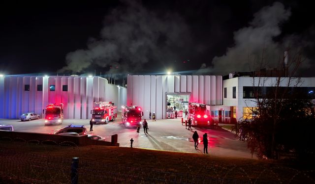 Çerkezköy OSB’de Yangın Paniği: Tekstil Fabrikasında Baca Yangını