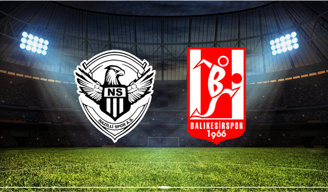 Nazilli Spor - Balıkesirspor Maçının İlk 11'leri Belli Oldu!