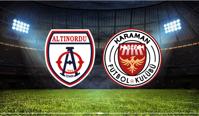 Altınordu - Karaman FK Maçı Ne Zaman? Saat Kaçta? Hangi Kanalda?