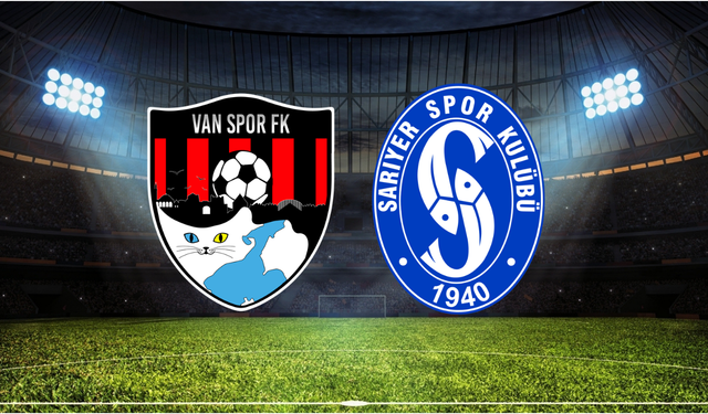 Vanspor FK - Sarıyer Maçının İlk 11'leri Belli Oldu!