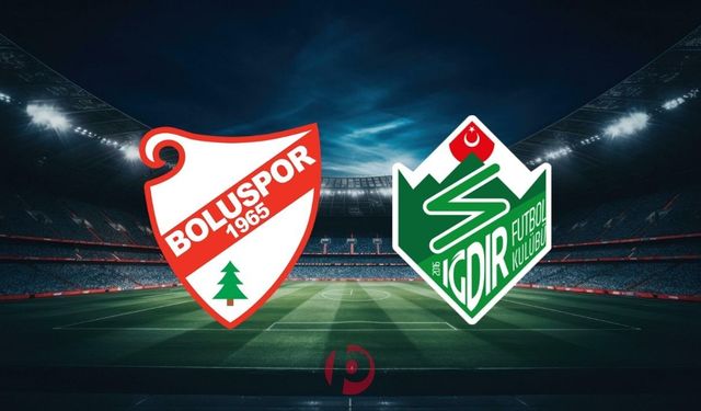 Boluspor - Iğdır Fk Maçının İlk 11'leri Belli Oldu!