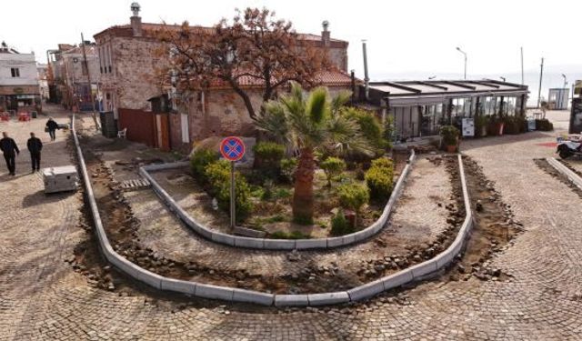 Cunda'ya yaz ayarı... Altyapı ve çevre düzenleme çalışmaları yoğunlaştı