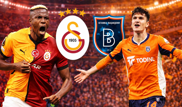 Galatasaray - Başakşehir Maçının İlk 11'leri Belli Oldu!