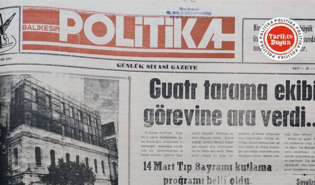 6 Mart 1990 Salı: Guatr tarama ekibi görevine ara verdi