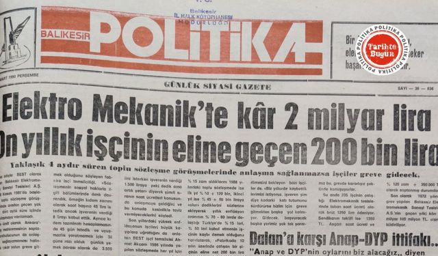 16 Mart 1990 Cuma: Tıp Bayramında sağlık skandalı