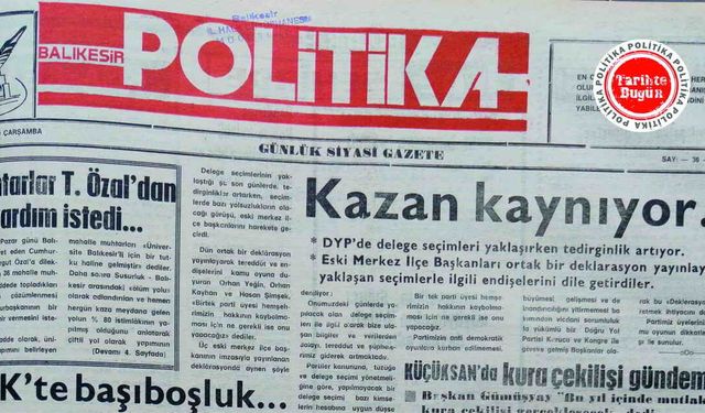 21 Mart 1990 Çarşamba: Kazan kaynıyor
