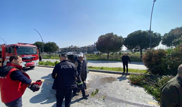 Edremit Ülkü Yolu'nda Feci Kaza! Aynı Aileden 3 Kişi Yaralandı!