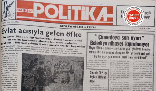 18 Nisan 1990 Çarşamba: Evlat acısıyla gelen öfke
