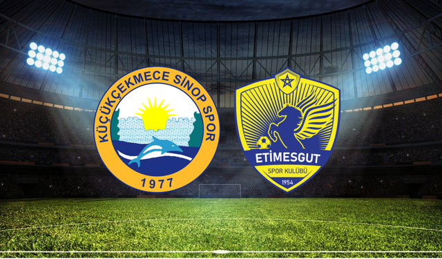 Küçükçekmece Sinopspor - Etimesgutspor Play-Off Maçının İlk 11'leri Belli Oldu!