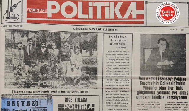 14 Mayıs 1990 Pazartesi: Politika 4 yaşında