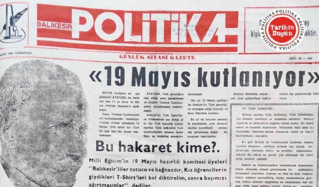 19 Mayıs 1990 Cumartesi: 19 Mayıs kutlanıyor