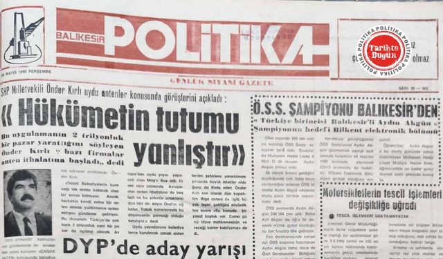 24 Mayıs 1990 Perşembe: Hükümetin tutumu yanlıştır