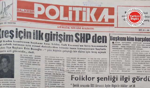28 Mayıs 1990 Pazartesi: Kreş için ilk girişim SHP’den
