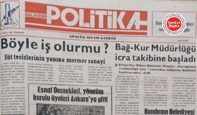 31 Mayıs 1990 Perşembe: Böyle iş olur mu?