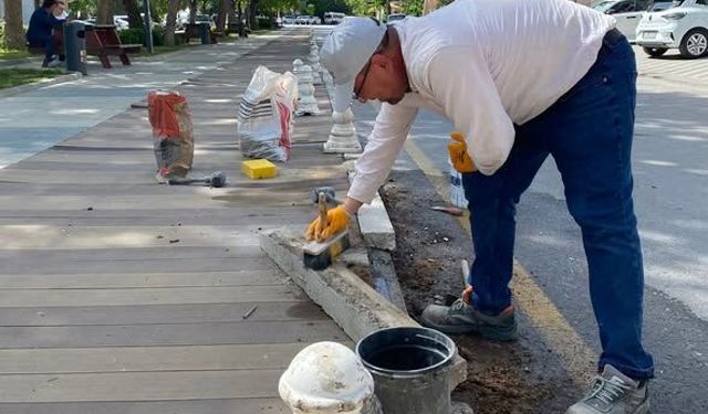 Bigadiç Kordon Boyu Yeni Yüzüne Kavuştu! Belediye Ekipleri Düğmeye Bastı