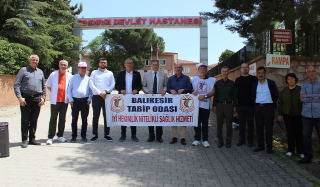 Balıkesir Tabip Odası'ndan özelleştirme kararlarına tepki: Sağlık haktır satılamaz!