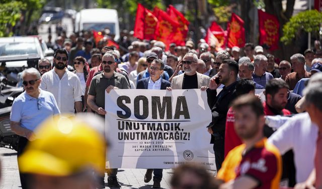 Soma’da 301 Madenci İçin Anma Yürüyüşü!