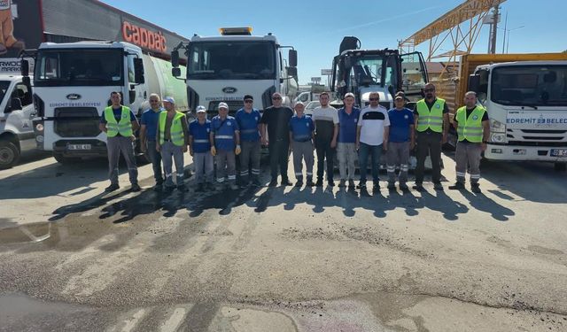 Edremit’te Sabah Mesaisi: Organize Sanayi Sitesi’nde Hummalı Temizlik