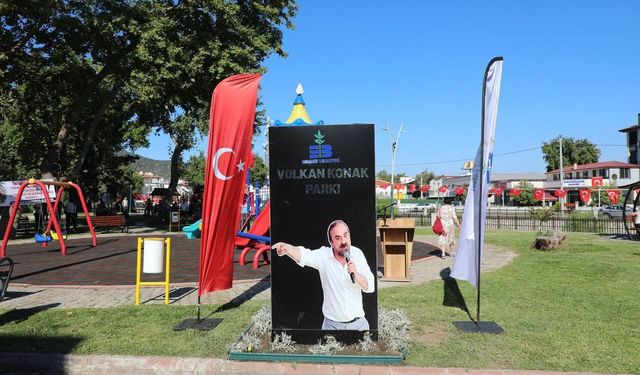 Volkan Konak'ın adı bu parkta yaşayacak