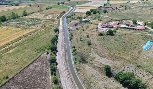 Pamukçu-Aslıhantepecik Ovası, üç yılın ardından sulama suyuna kavuştu