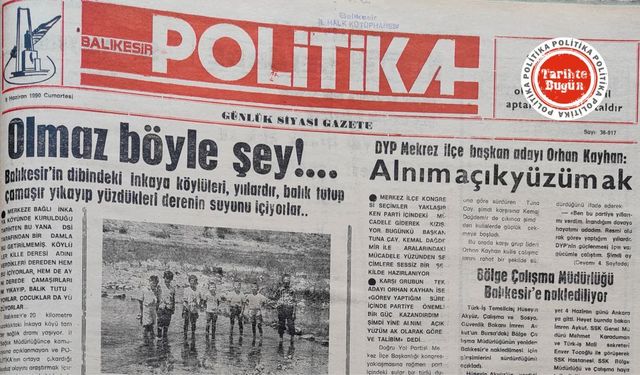 9 Haziran 1990 Cumartesi: Olmaz böyle şey
