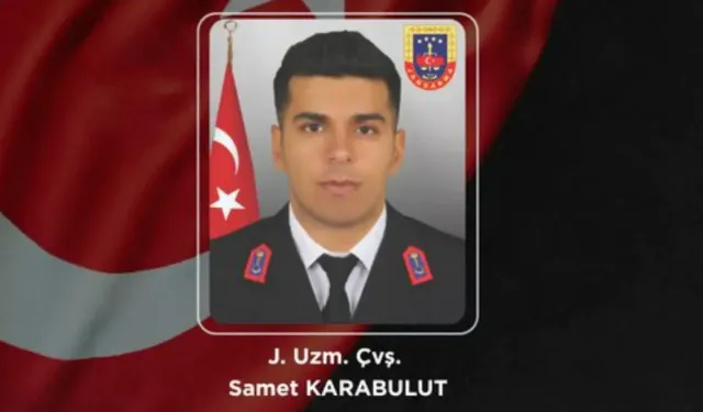 Kahreden Şehit Haberi Geldi! Jandarma Uzman Çavuş Samet Karabulut Görevi Başında Şehit Oldu!
