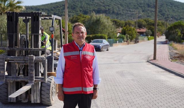 Cunda’nın Önemli Güzergâhı Baştan Sona Yenilendi