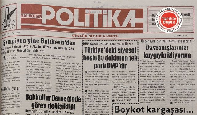 2 Ağustos 1990 Perşembe: Şampiyon yine Balıkesir’den