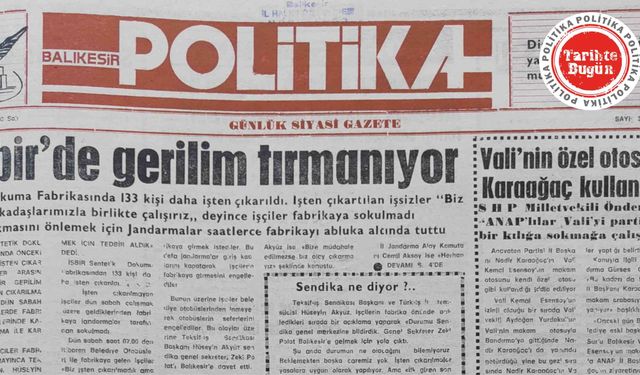 31 Temmuz 1990 Salı: İşbir’de gerilim artıyor