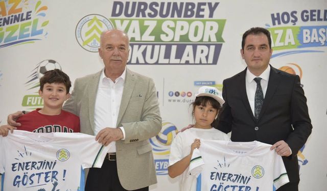 Dursunbey'de Yaz Spor Okulları başladı! 11 branşta 1.100 öğrenci sporla buluşacak