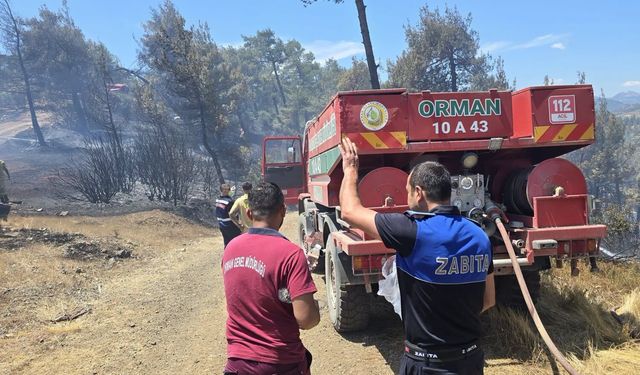 Dursunbey Adaören'deki orman yangınında son gelişmeler