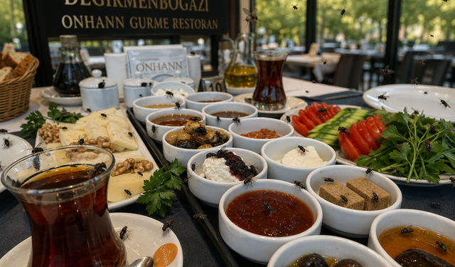 ONHANN'da kahvaltı mı, sinek savaşı mı?