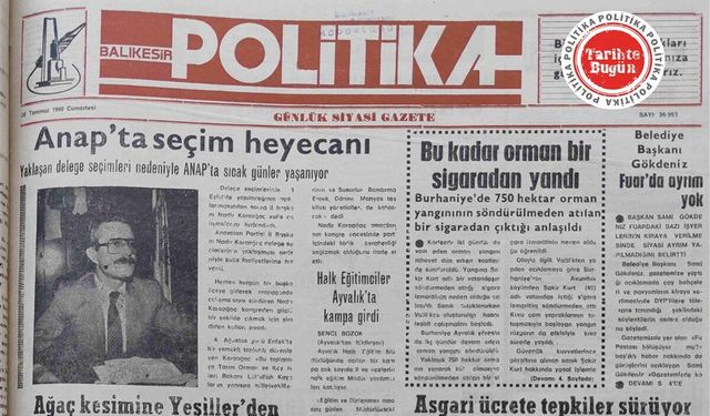 28 Temmuz 1990 Cumartesi: ANAP’ta seçim heyecanı