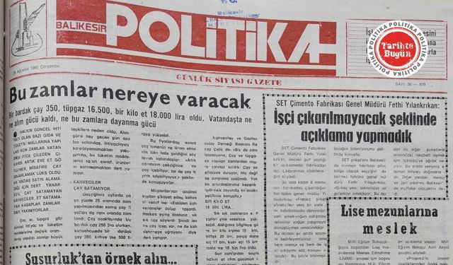 29 Ağustos 1990 Çarşamba: Bu zamlar nereye varacak?