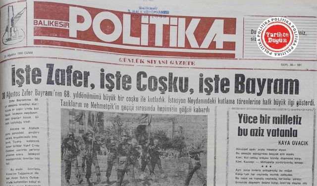 31 Ağustos 1990 Cuma: İşte zafer, işte coşku, işte bayram