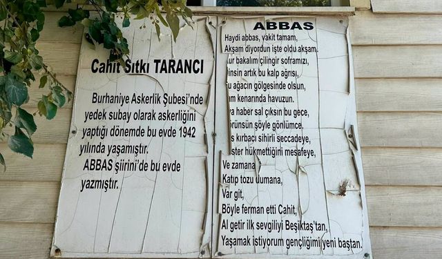 “Haydi Abbas”ın İzleri Bu Evde: Cahit Sıtkı’nın Burhaniye’deki Evi Müzeye Dönüşüyor