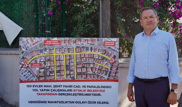 Ayvalık’ta Yollar Yenileniyor: 150 Evler Mahallesi’nde Dev Dönüşüm Başladı!