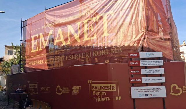 Bir EMANET haberi de Edremit'ten! Bu restorasyon neden durdu?