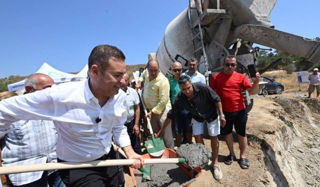 Avşa Adası'nda cemevi için ilk harç atıldı