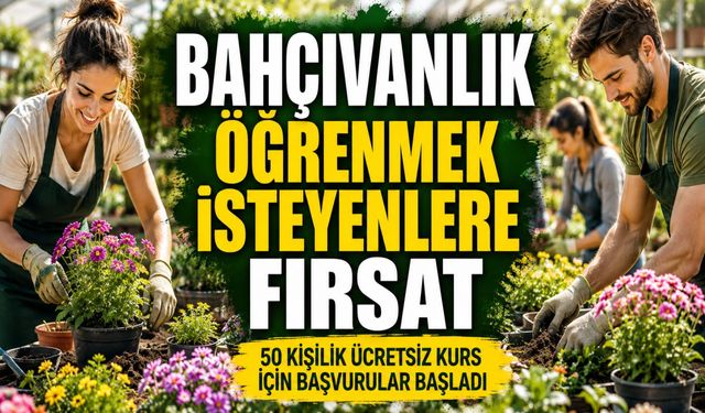 BAÇEM’de Uygulamalı Bahçıvanlık Kursu İçin Başvurular Başladı