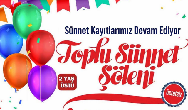 Burhaniye Belediyesi'nden Çocuklar İçin Dev Hizmet: Toplu Sünnet Şöleni Başvuruları Başladı!
