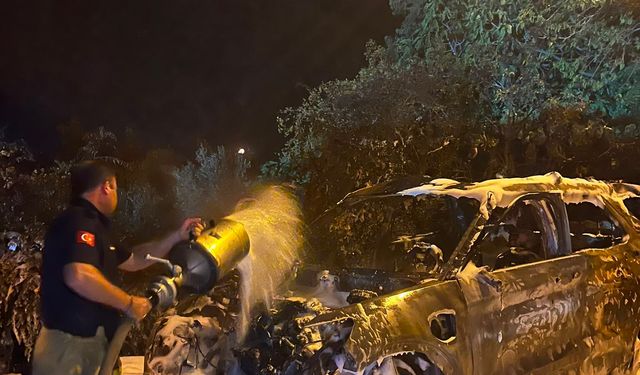 Erdek Hamamlı’da Korkutan Araç Yangını: İtfaiye Ekipleri Alevlere Müdahale Etti!