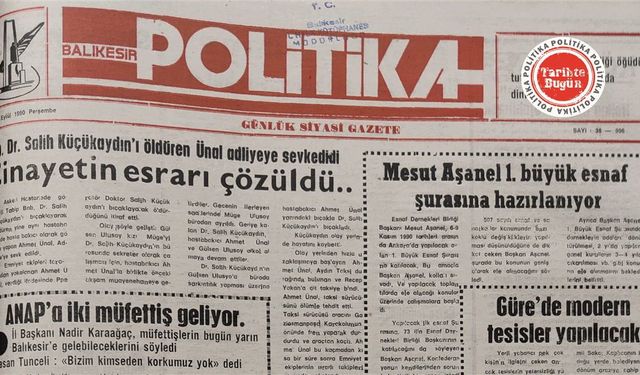 20 Eylül 1990 Perşembe: Aşanel 1. Esnaf Şurasına hazırlanıyor